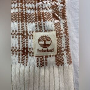 Timberland Women’s Scarf - classic Plaid Knit 100% Soft Acrylic NWT